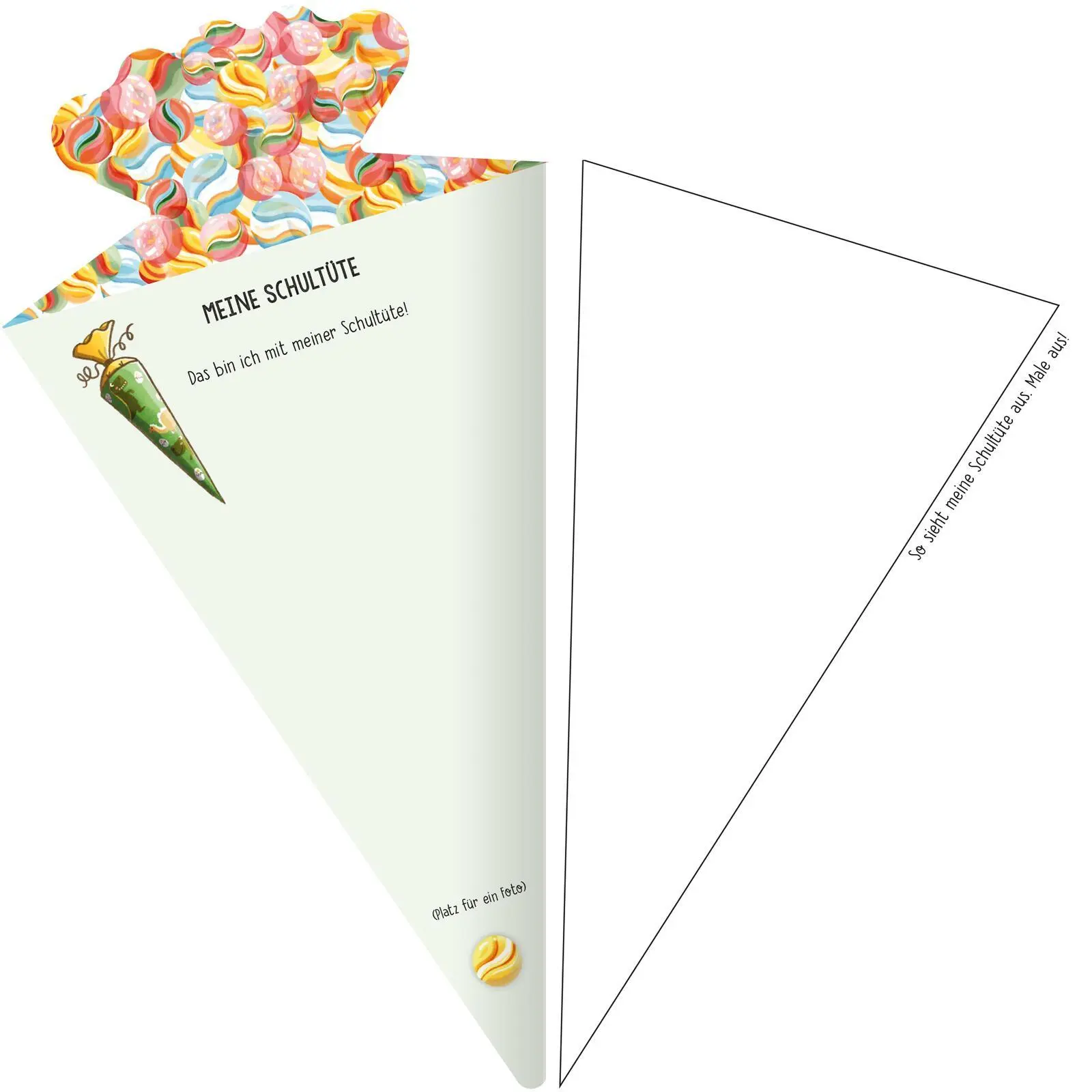 Bild: 4014489131977 | Mein erster Schultag - Erinnerungsalbum in Schultüten-Form | Welk