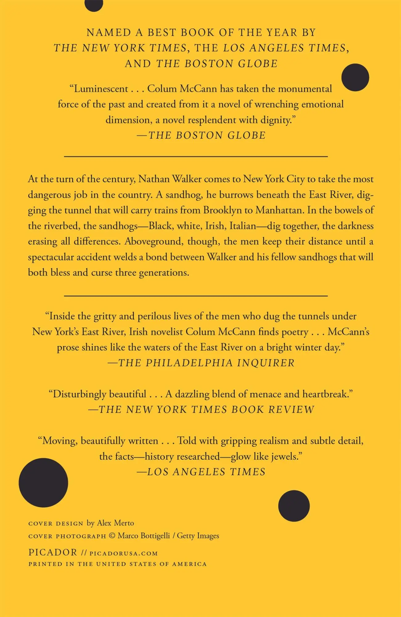 Rückseite: 9780312421977 | This Side of Brightness | Colum Mccann | Taschenbuch | Englisch | 2003