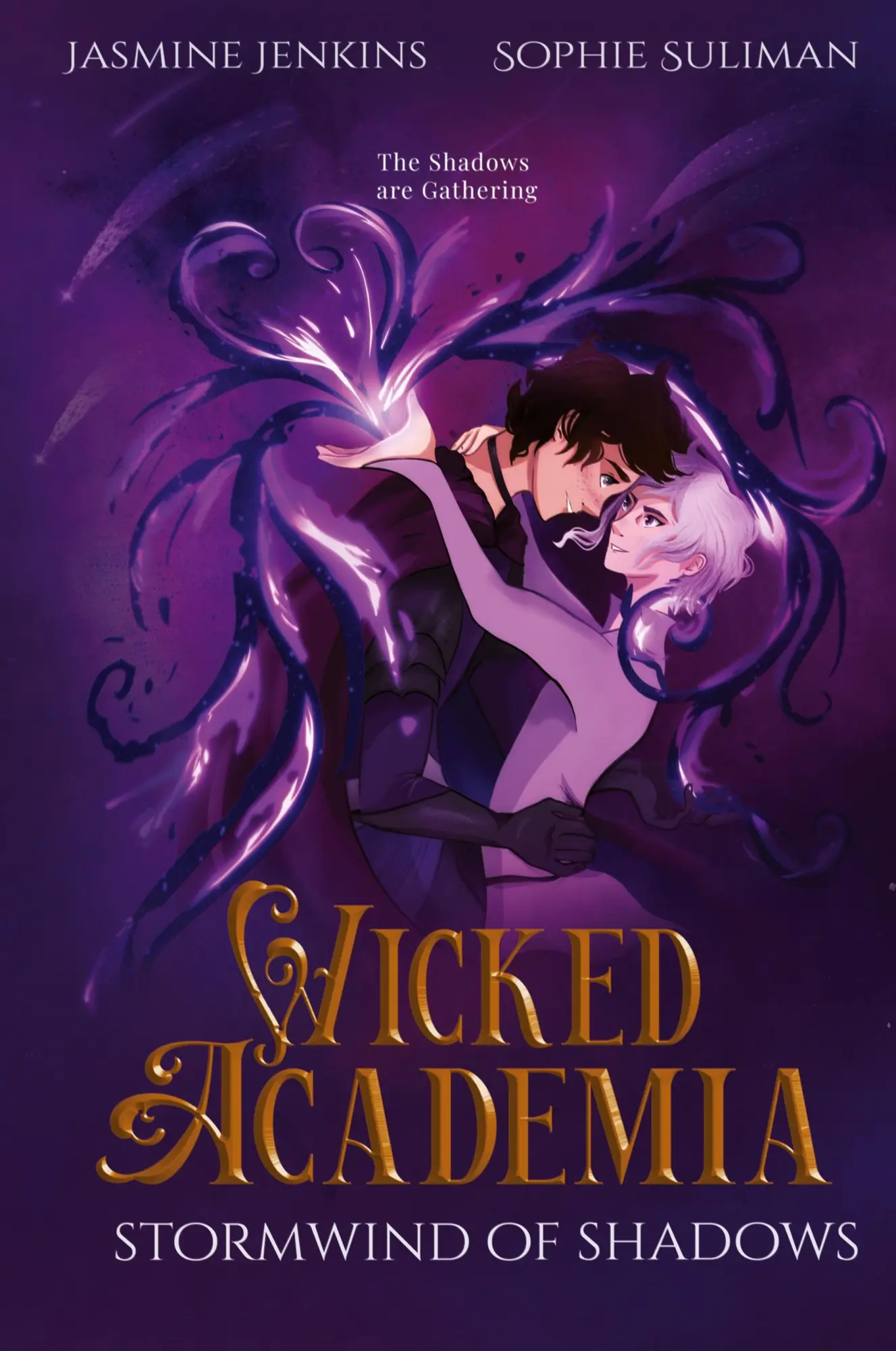 Cover: 9781778031977 | Wicked Academia 2 | Stormwind of Shadows | Jasmine Jenkins (u. a.)