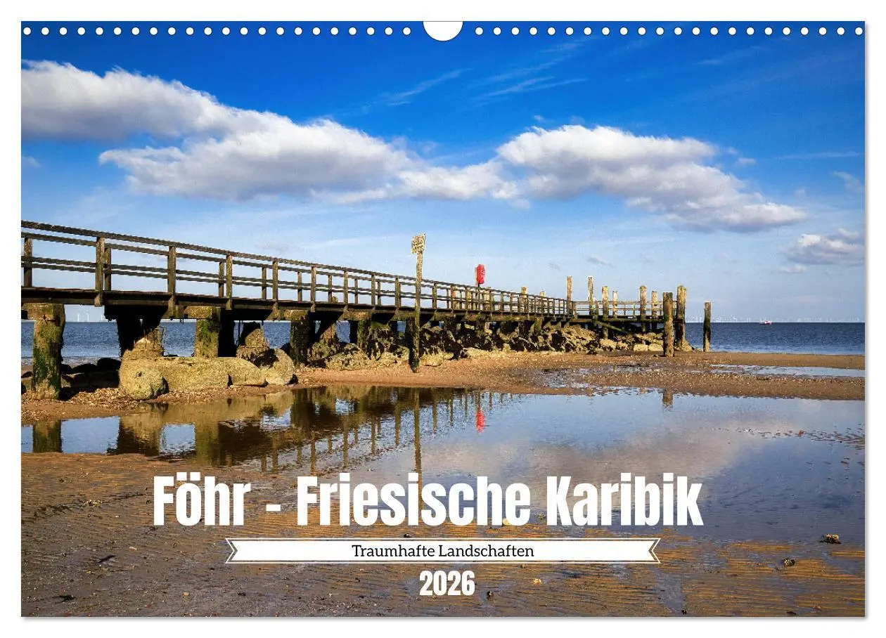 Cover: 9783457521977 | Föhr - Friesische Karibik (Wandkalender 2026 DIN A3 quer), CALVENDO...
