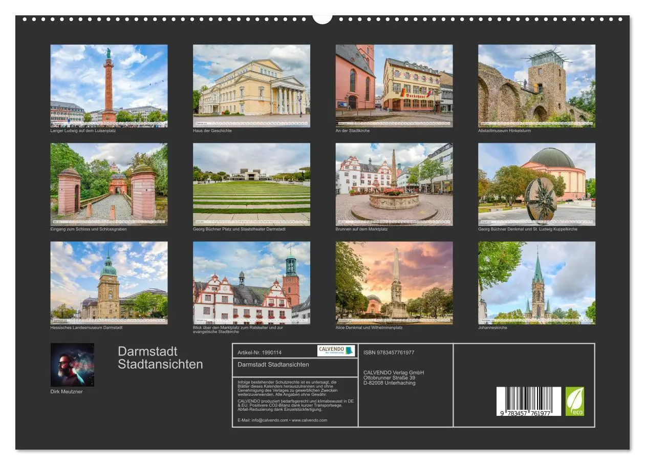 Bild: 9783457761977 | Darmstadt Stadtansichten (hochwertiger Premium Wandkalender 2026...