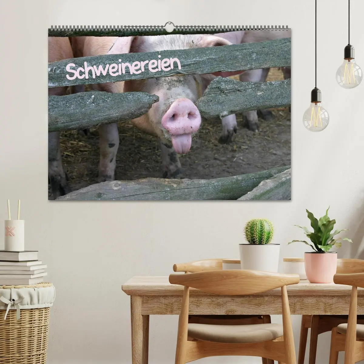 Bild: 9783516231977 | Schweinereien (Wandkalender 2026 DIN A2 quer), CALVENDO Monatskalender