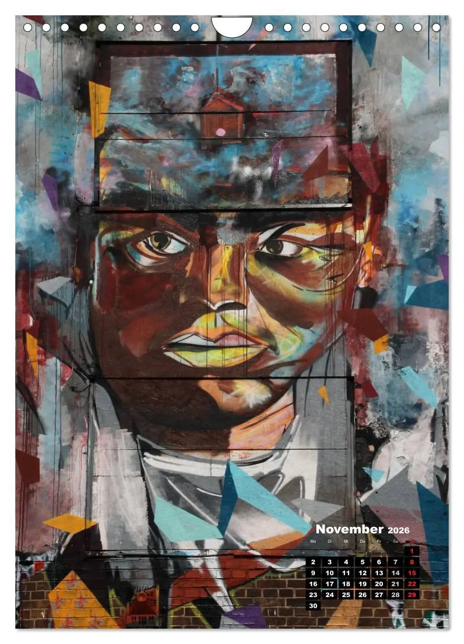 Bild: 9783516471977 | Graffiti &amp; Streetart 2026 (Wandkalender 2026 DIN A4 hoch), CALVENDO...