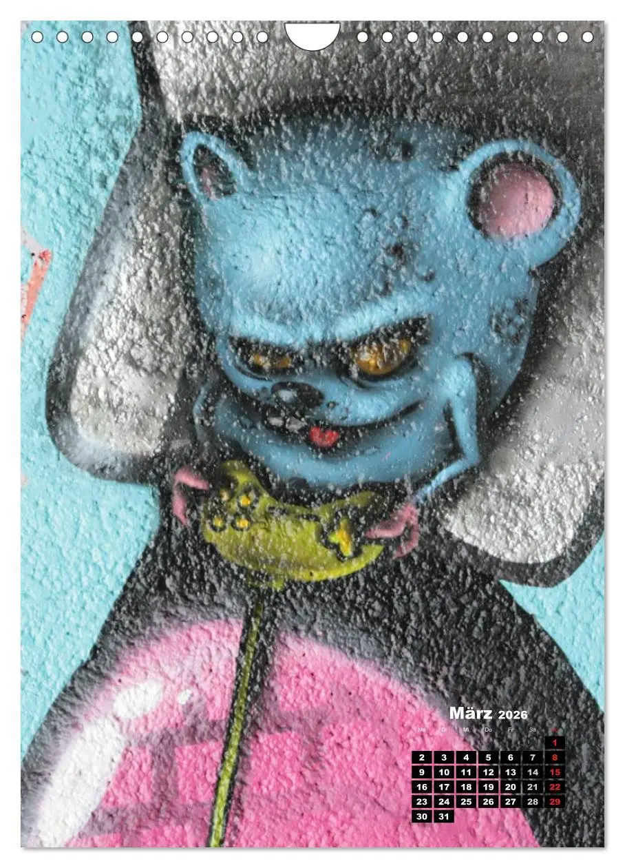 Bild: 9783516471977 | Graffiti &amp; Streetart 2026 (Wandkalender 2026 DIN A4 hoch), CALVENDO...