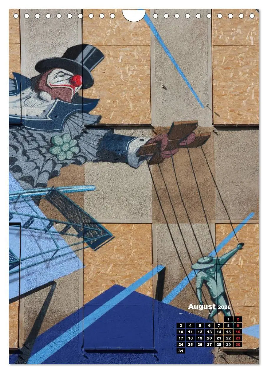 Bild: 9783516471977 | Graffiti &amp; Streetart 2026 (Wandkalender 2026 DIN A4 hoch), CALVENDO...