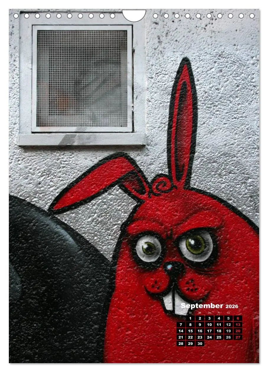 Bild: 9783516471977 | Graffiti &amp; Streetart 2026 (Wandkalender 2026 DIN A4 hoch), CALVENDO...