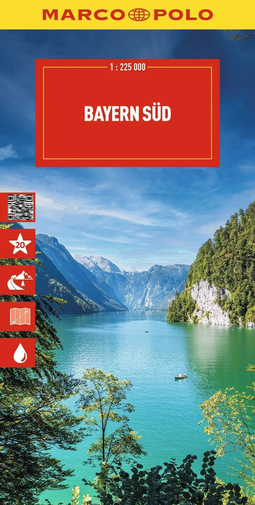 Cover: 9783575021977 | MARCO POLO Reisekarte Deutschland 13 Bayern Süd 1:225.000 | 1 Karte