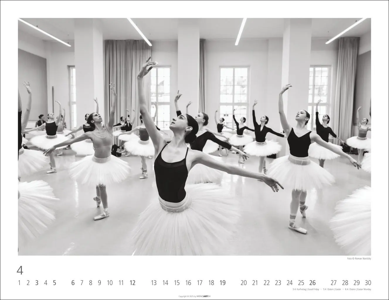 Bild: 9783839901977 | Ballettsaal - Stuttgarter Ballett Kalender 2026 | Roman Novitzky