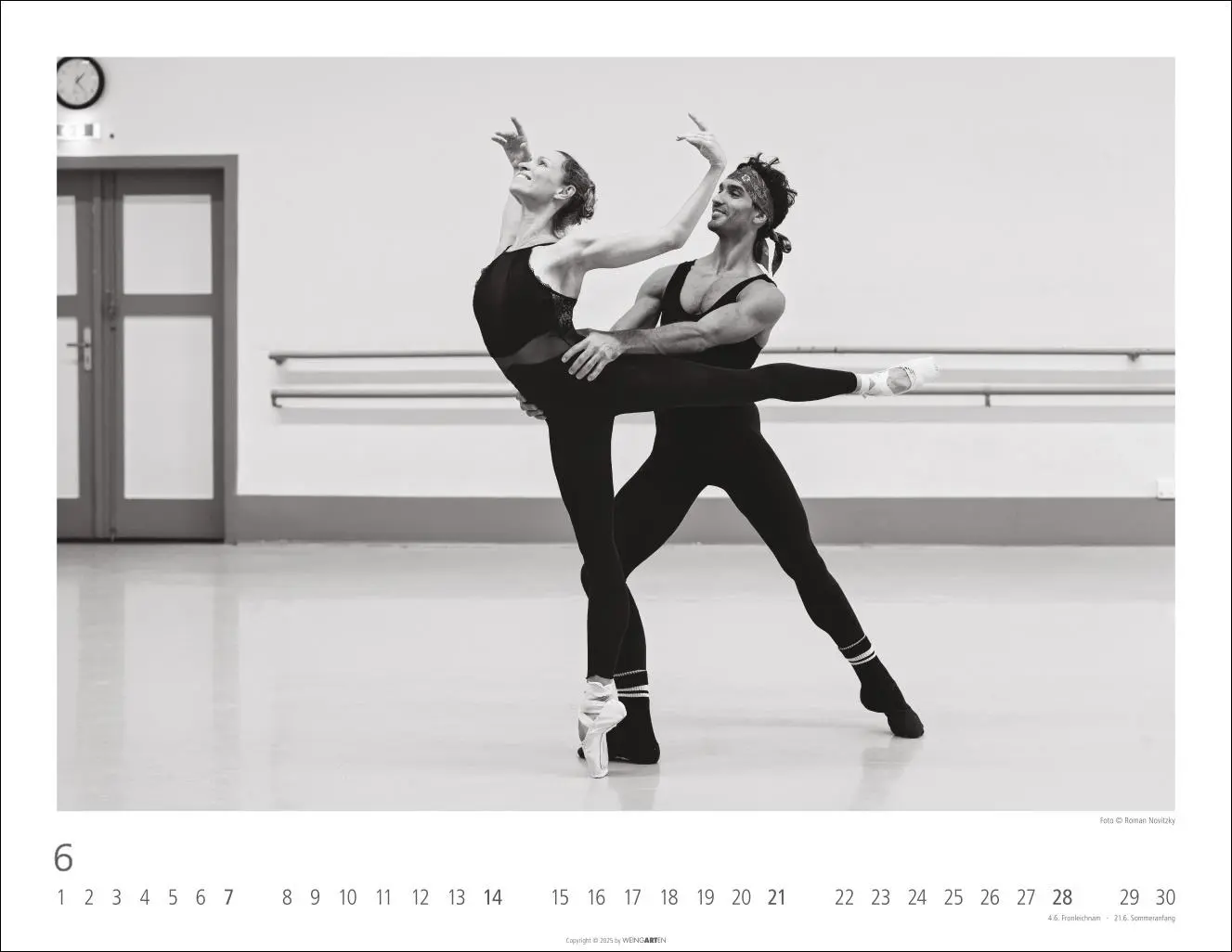Bild: 9783839901977 | Ballettsaal - Stuttgarter Ballett Kalender 2026 | Roman Novitzky