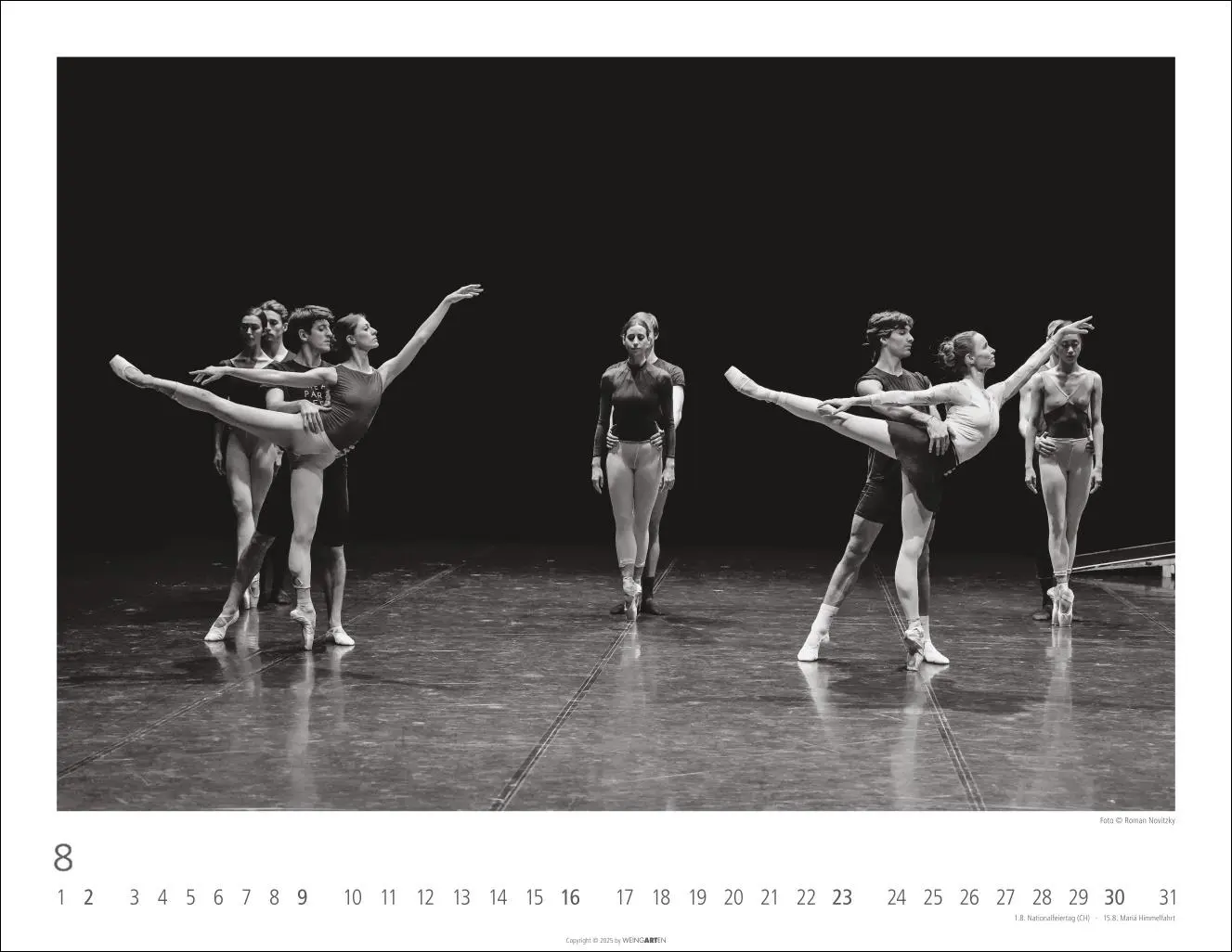 Bild: 9783839901977 | Ballettsaal - Stuttgarter Ballett Kalender 2026 | Roman Novitzky