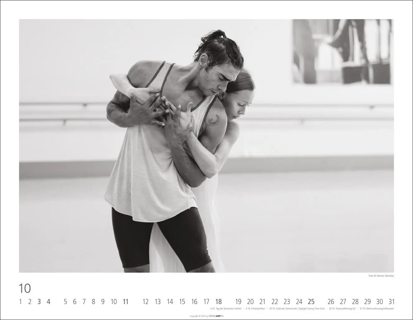 Bild: 9783839901977 | Ballettsaal - Stuttgarter Ballett Kalender 2026 | Roman Novitzky