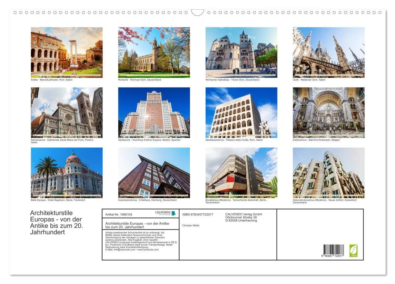 Bild: 9783457722077 | Architekturstile Europas - von der Antike bis zum 20. Jahrhundert...