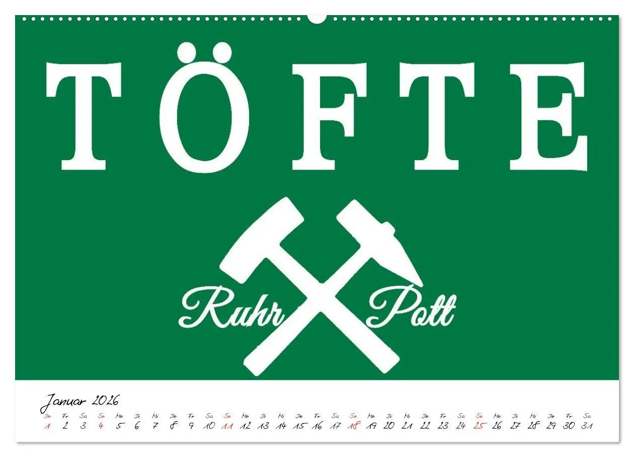 Bild: 9783457962077 | Ruhrpott Vokabeln (hochwertiger Premium Wandkalender 2026 DIN A2...
