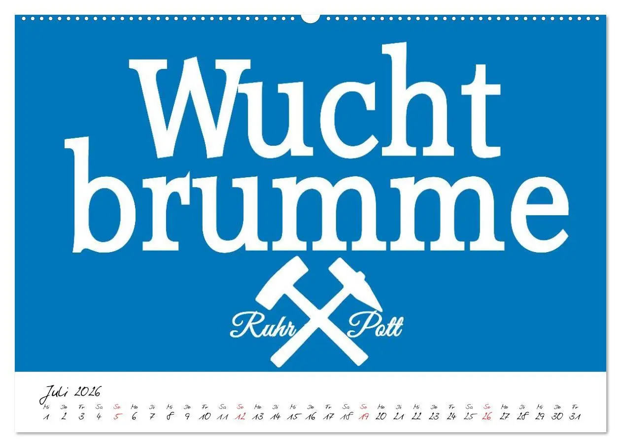 Bild: 9783457962077 | Ruhrpott Vokabeln (hochwertiger Premium Wandkalender 2026 DIN A2...