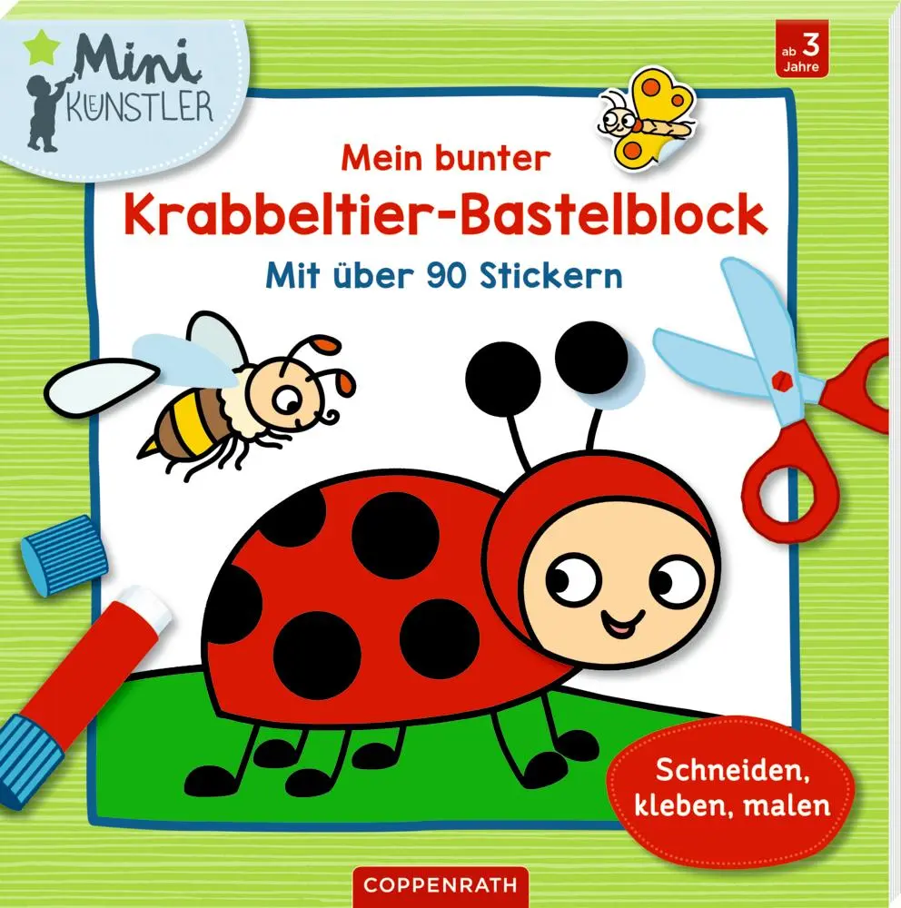 Cover: 9783649642077 | Mein bunter Krabbeltier-Bastelblock | Kristin Labuch | Taschenbuch