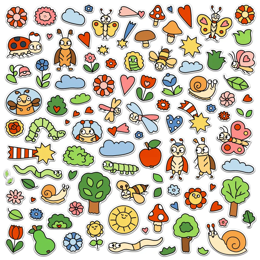 Bild: 9783649642077 | Mein bunter Krabbeltier-Bastelblock | Kristin Labuch | Taschenbuch
