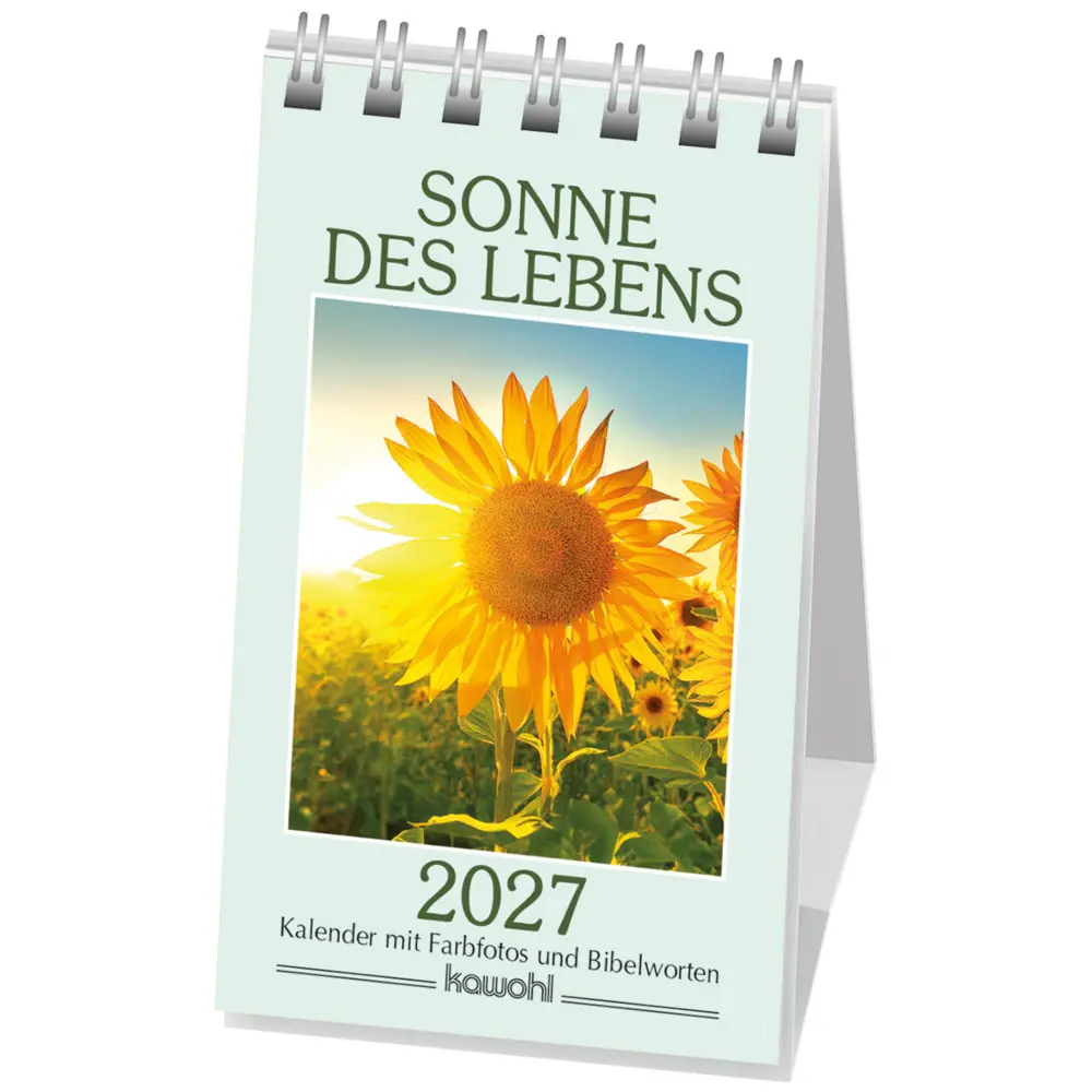 Cover: 9783754892077 | Sonne des Lebens 2027 | Mini-Kalender mit Bibelworten und Farbfotos