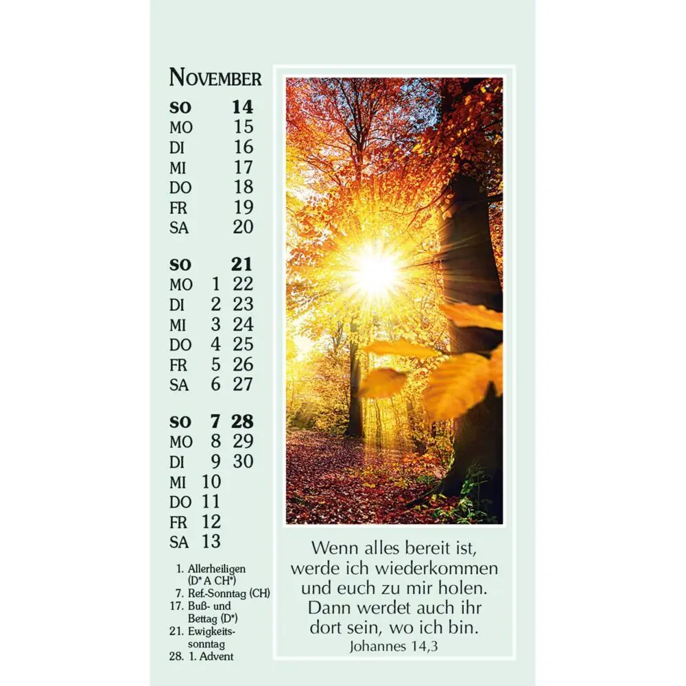Bild: 9783754892077 | Sonne des Lebens 2027 | Mini-Kalender mit Bibelworten und Farbfotos
