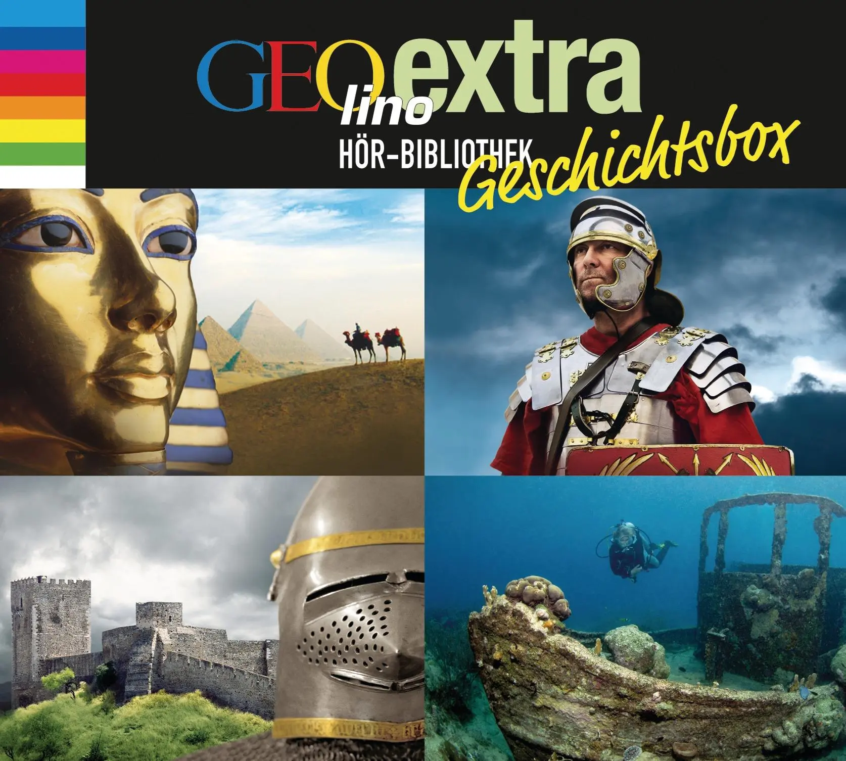 Cover: 9783837122077 | GEOlino extra Hör-Bibliothek - Geschichtsbox - | Martin Nusch | CD
