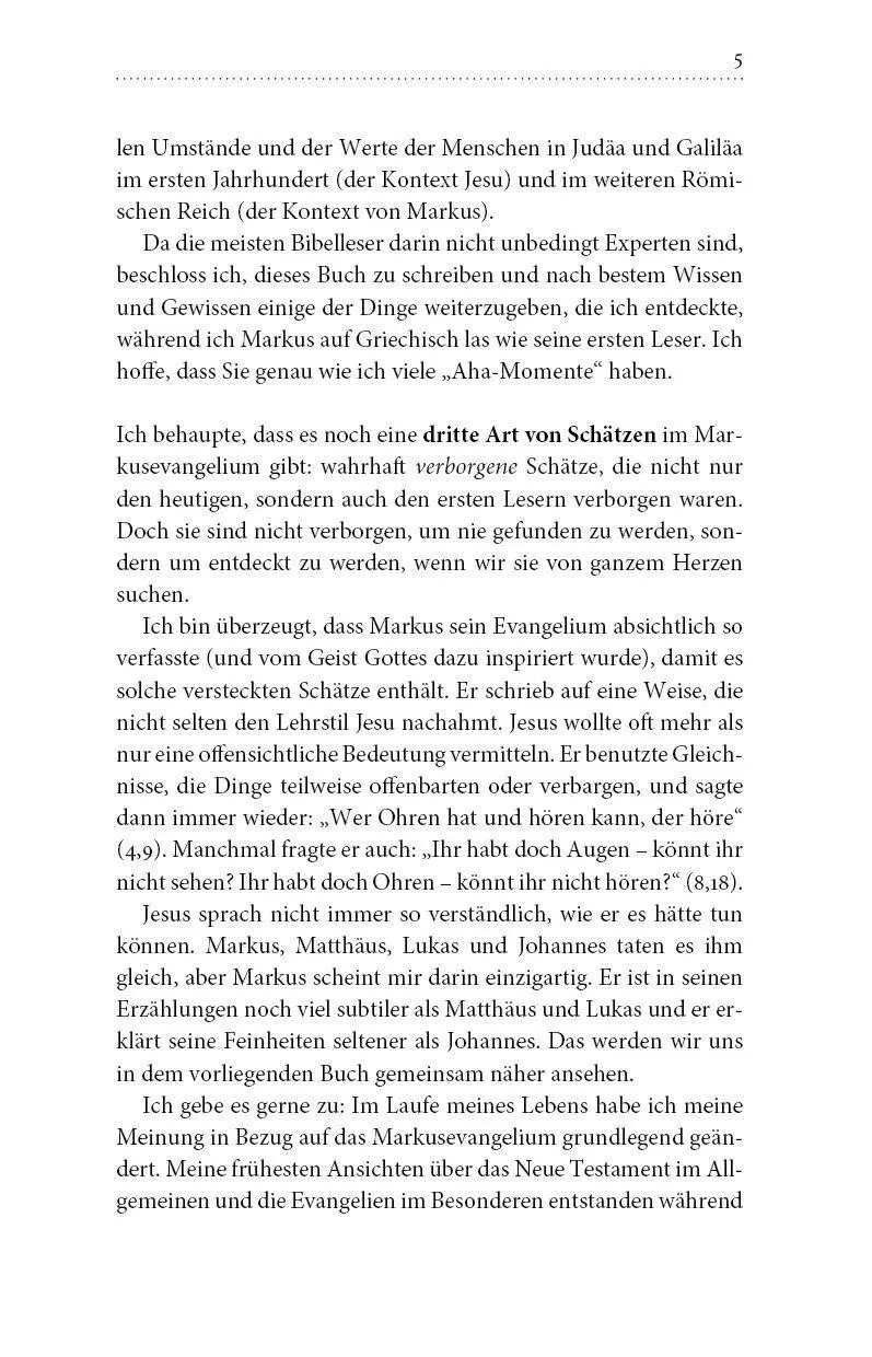 Bild: 9783862562077 | Verborgene Schätze | Eine Entdeckungsreise durchs Markusevangelium