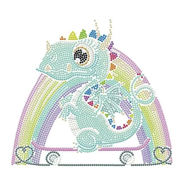 Bild: 4895225932177 | Dotzies by Diamond Dotz Drache auf Skateboard | 2593217 | Deutsch