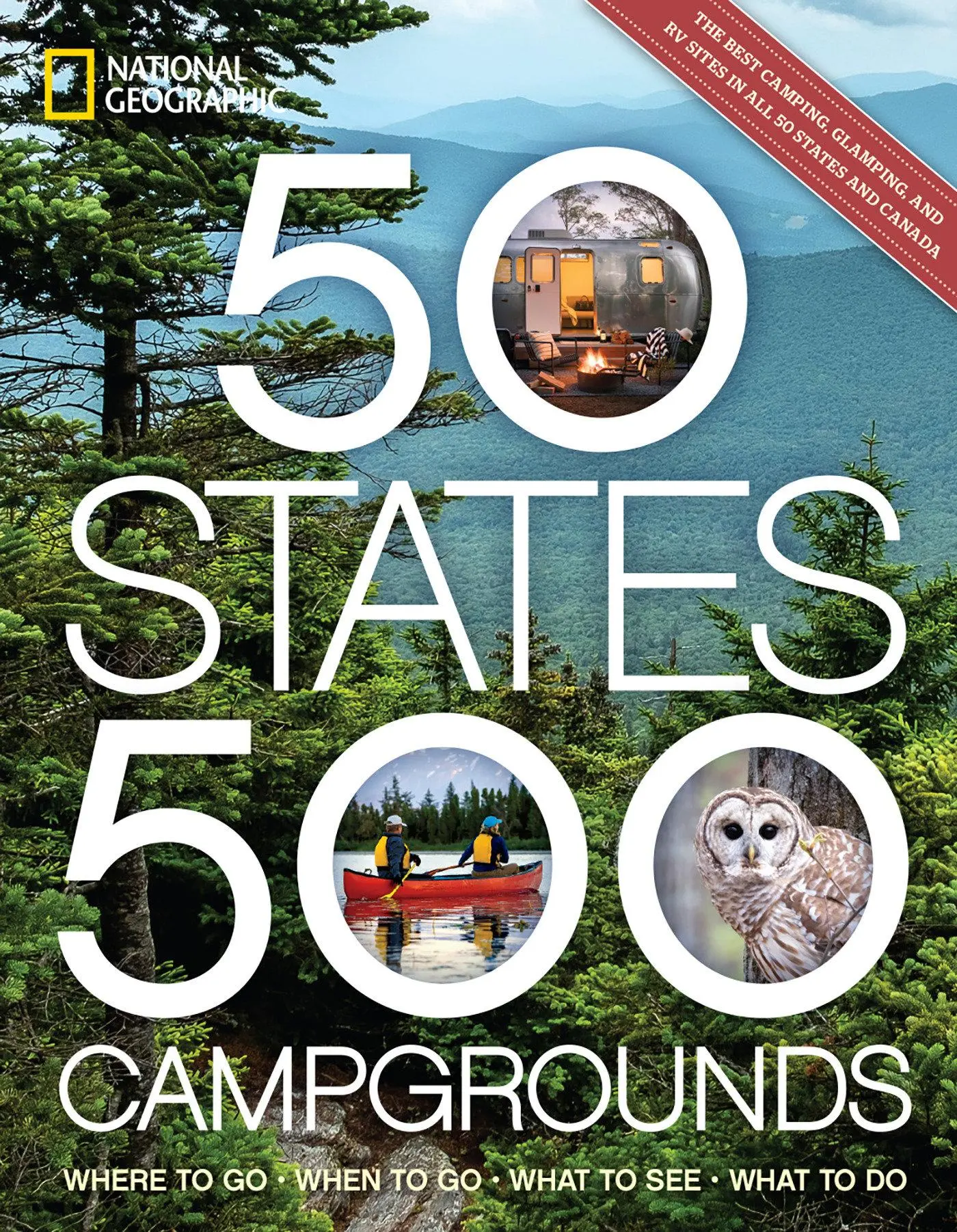 Cover: 9781426222177 | 50 States, 500 Campgrounds | National Geographic (u. a.) | Taschenbuch