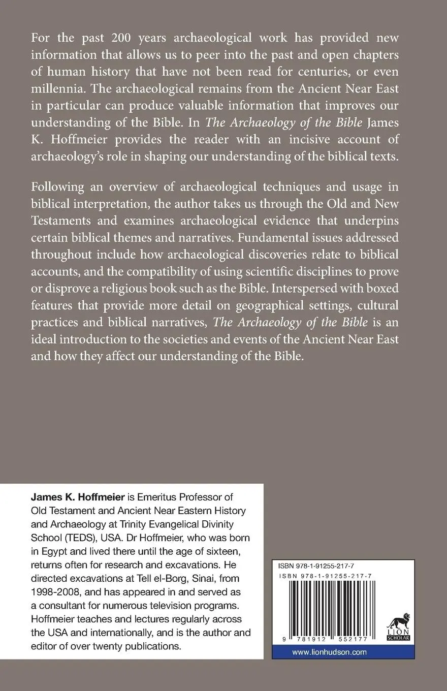 Rückseite: 9781912552177 | The Archaeology of the Bible | James K Hoffmeier | Taschenbuch | 2019