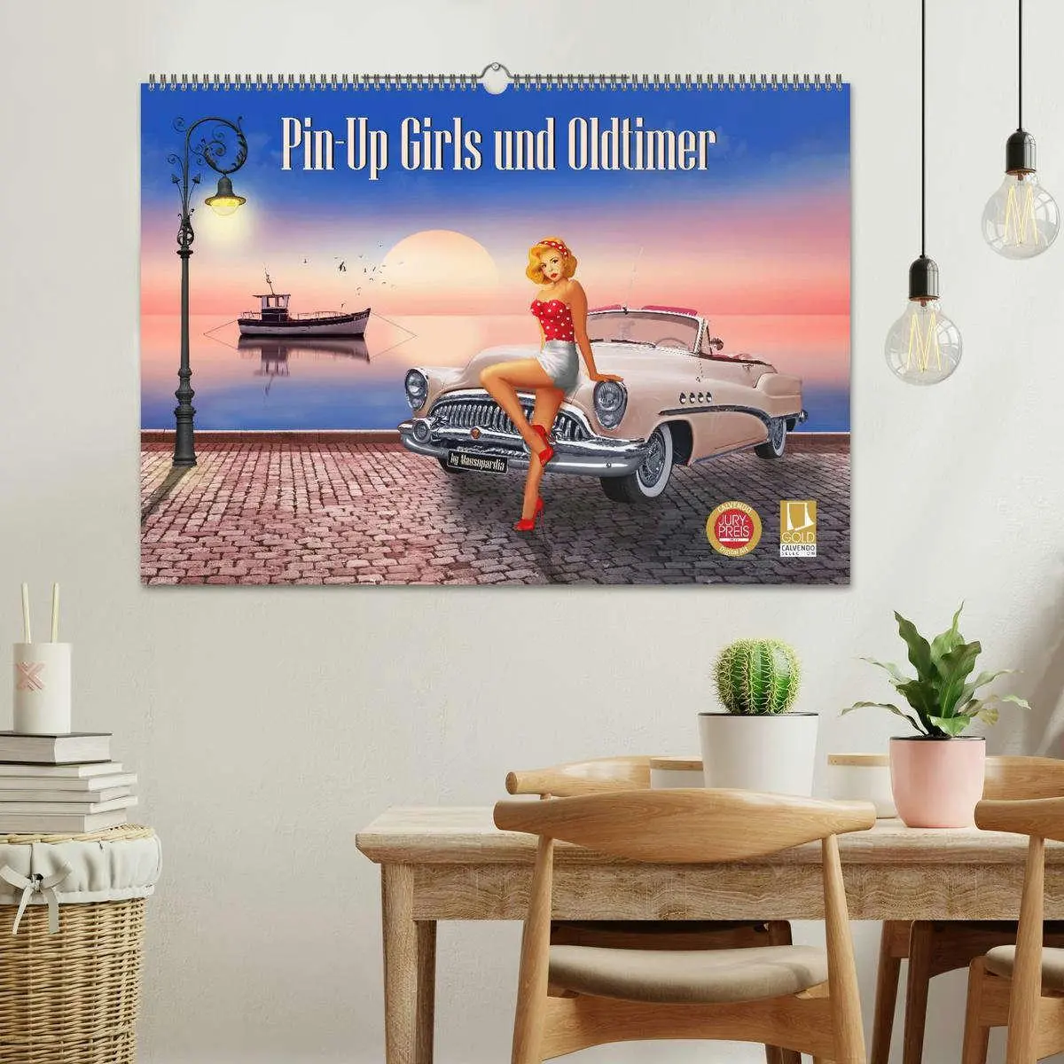 Bild: 9783516042177 | Pin-Up Girls und Oldtimer by Mausopardia (Wandkalender 2026 DIN A2...