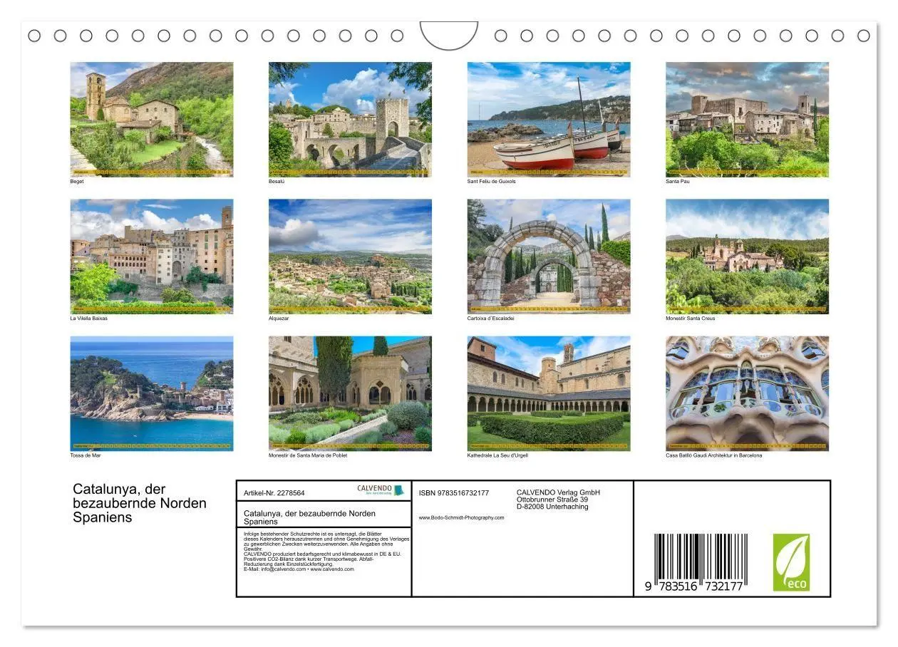 Bild: 9783516732177 | Catalunya, der bezaubernde Norden Spaniens (Wandkalender 2026 DIN...