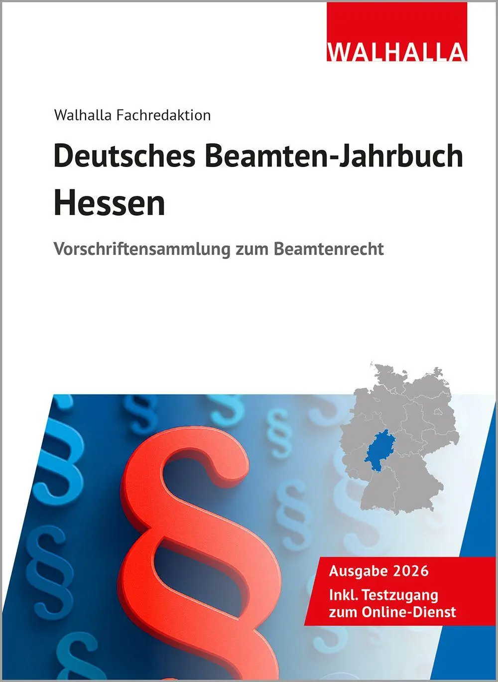 Cover: 9783802912177 | Deutsches Beamten-Jahrbuch Hessen 2026 | Walhalla Fachredaktion | Buch
