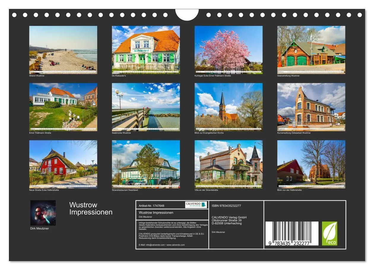 Bild: 9783435232277 | Wustrow Impressionen (Wandkalender 2025 DIN A4 quer), CALVENDO...