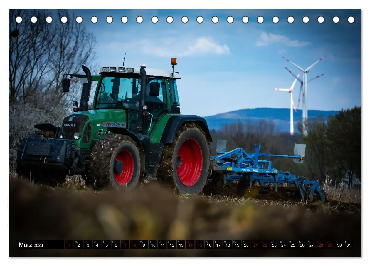 Bild: 9783457492277 | Agrartechnik (Tischkalender 2026 DIN A5 quer), CALVENDO Monatskalender
