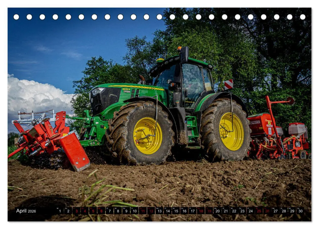 Bild: 9783457492277 | Agrartechnik (Tischkalender 2026 DIN A5 quer), CALVENDO Monatskalender