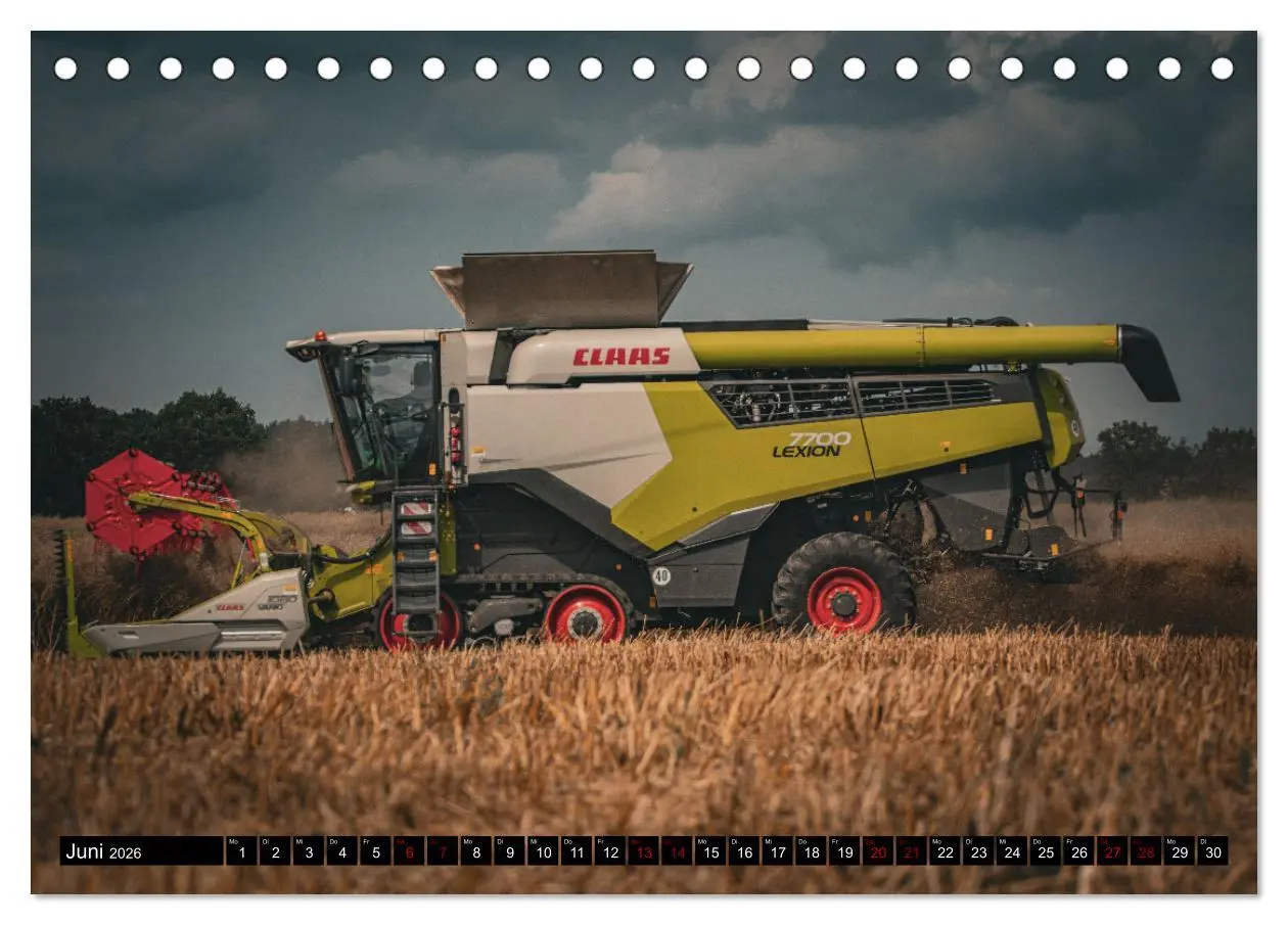 Bild: 9783457492277 | Agrartechnik (Tischkalender 2026 DIN A5 quer), CALVENDO Monatskalender
