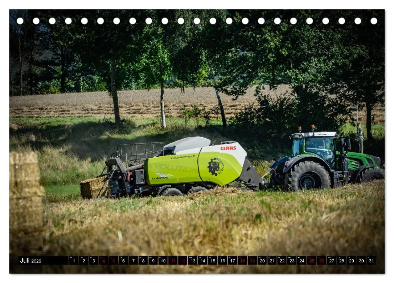Bild: 9783457492277 | Agrartechnik (Tischkalender 2026 DIN A5 quer), CALVENDO Monatskalender