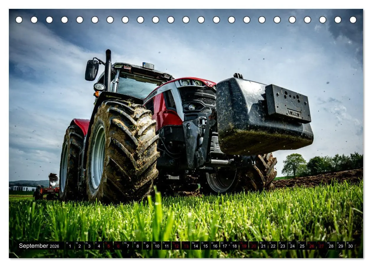 Bild: 9783457492277 | Agrartechnik (Tischkalender 2026 DIN A5 quer), CALVENDO Monatskalender