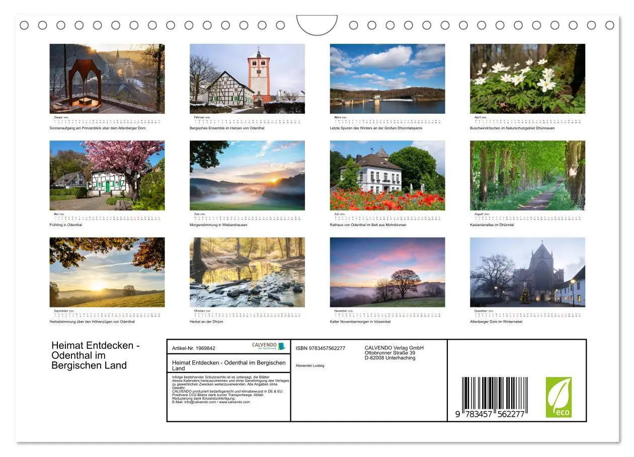 Bild: 9783457562277 | Heimat Entdecken - Odenthal im Bergischen Land (Wandkalender 2026...