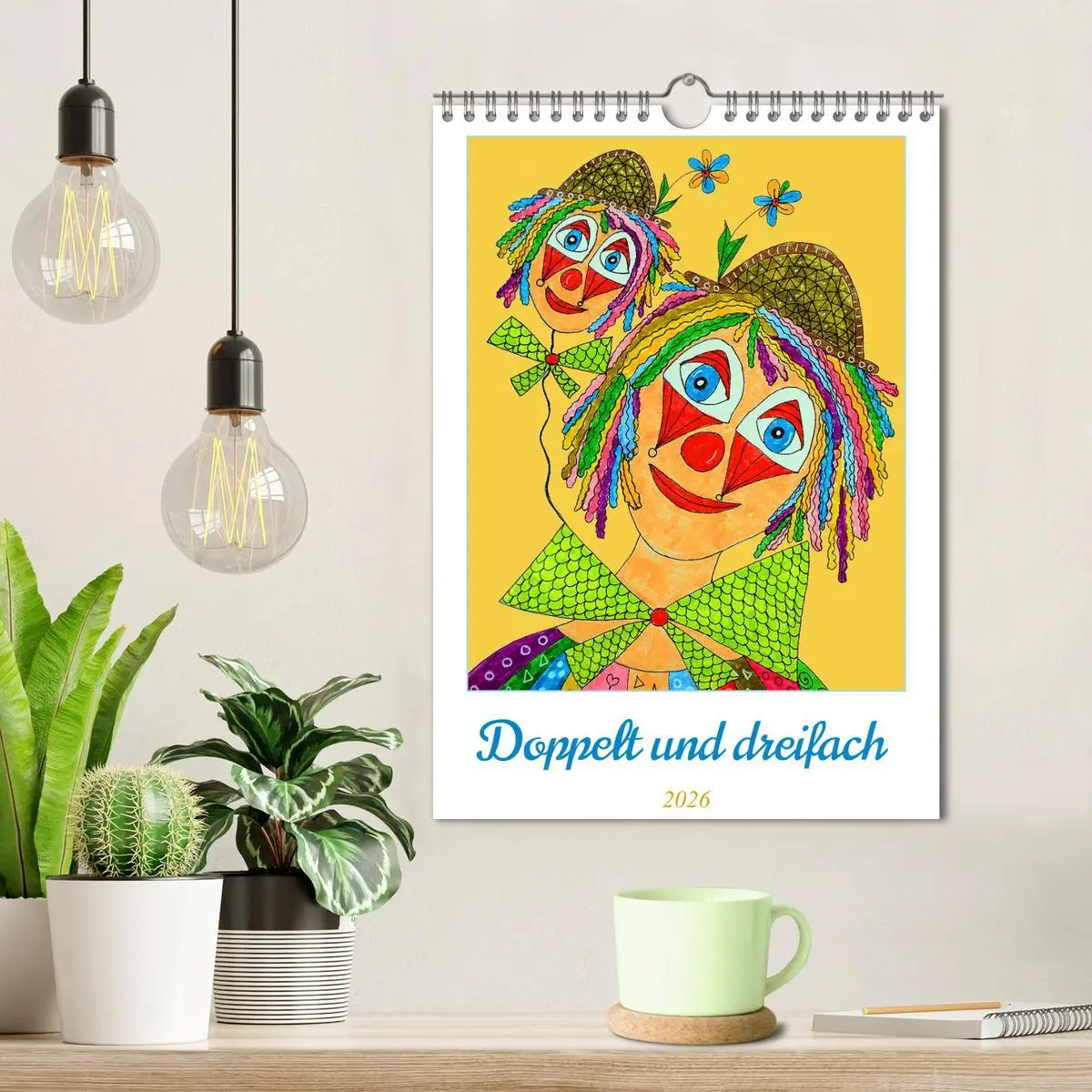 Bild: 9783516342277 | Doppelt oder dreifach (Wandkalender 2026 DIN A4 hoch), CALVENDO...