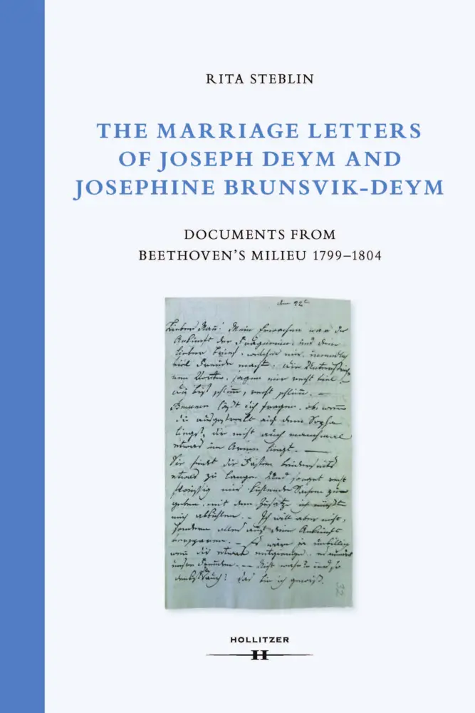 Cover: 9783990942277 | The Marriage Letters of Joseph Deym and Josephine Brunsvik-Deym | Buch