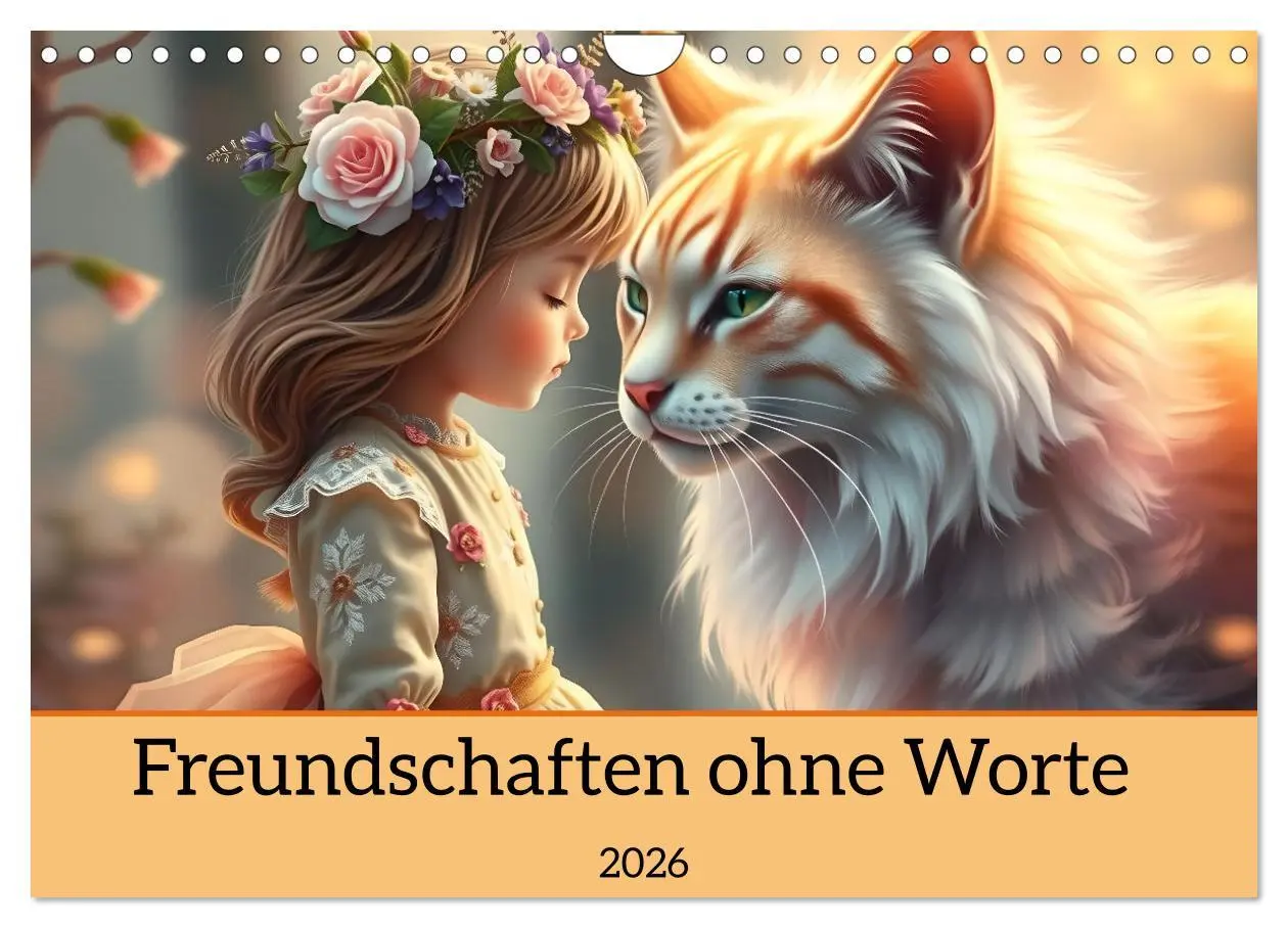 Cover: 9783457312377 | Freundschaften ohne Worte (Wandkalender 2026 DIN A4 quer), CALVENDO...