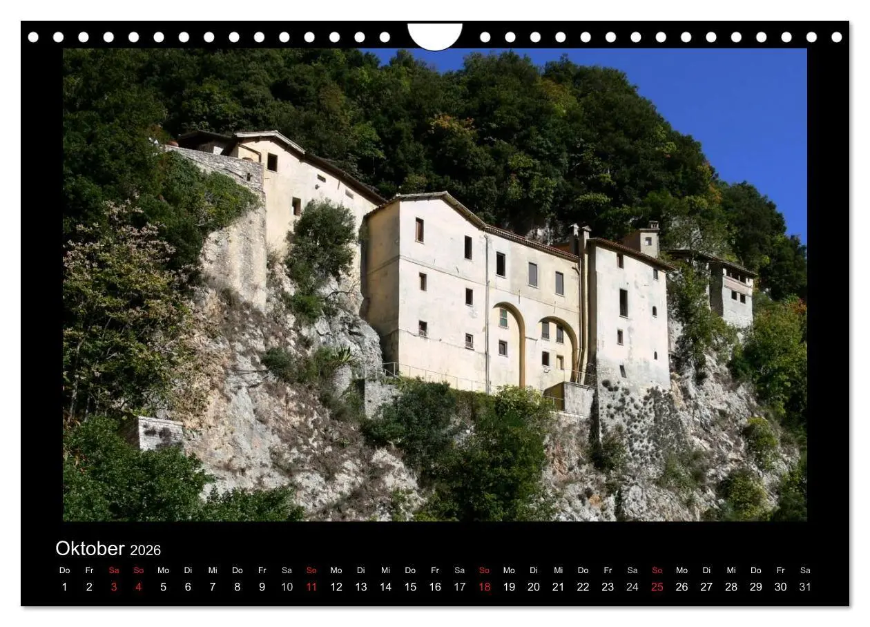 Bild: 9783516192377 | Auf den Spuren des Hl. Franziskus (Wandkalender 2026 DIN A4 quer),...