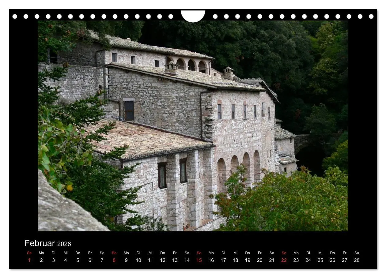 Bild: 9783516192377 | Auf den Spuren des Hl. Franziskus (Wandkalender 2026 DIN A4 quer),...