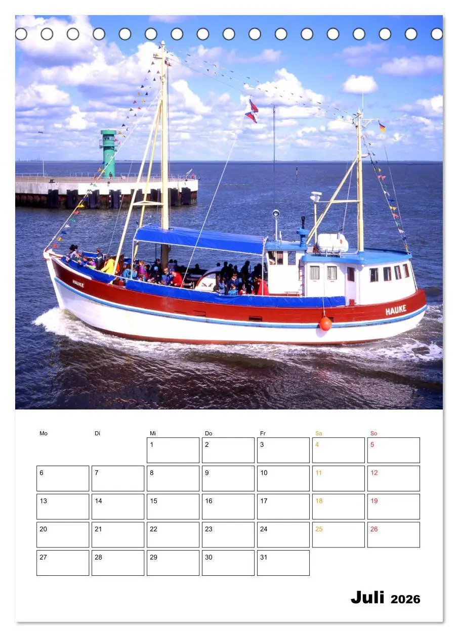 Bild: 9783516402377 | Vielseitiges Büsum (Tischkalender 2026 DIN A5 hoch), CALVENDO...