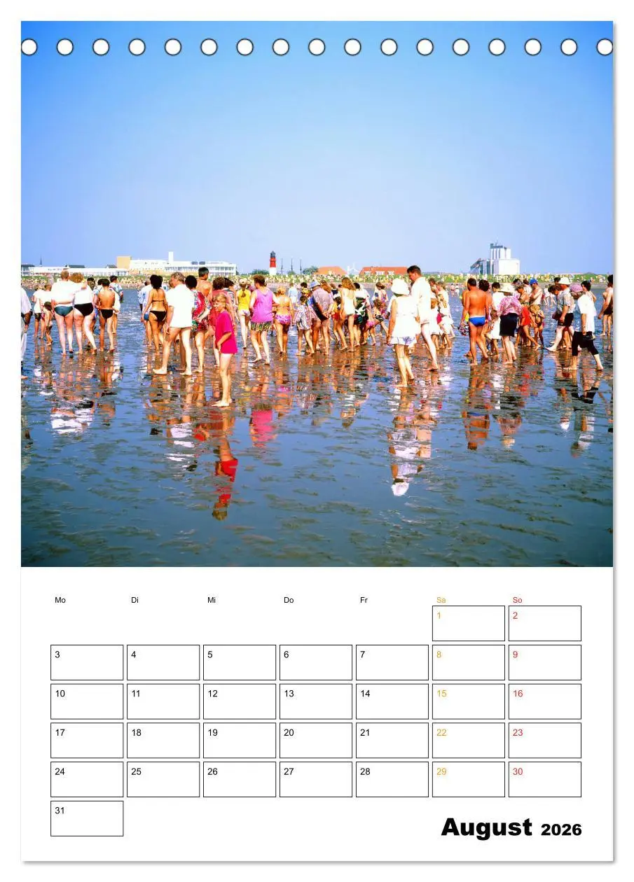 Bild: 9783516402377 | Vielseitiges Büsum (Tischkalender 2026 DIN A5 hoch), CALVENDO...