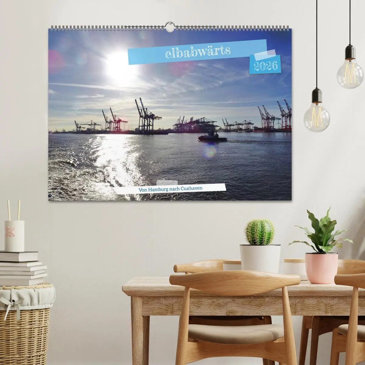 Bild: 9783516642377 | elbabwärts - Von Hamburg nach Cuxhaven (Wandkalender 2026 DIN A2...