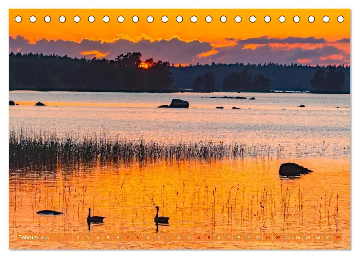 Bild: 9783516712377 | Augenblicke der Ruhe (Tischkalender 2026 DIN A5 quer), CALVENDO...
