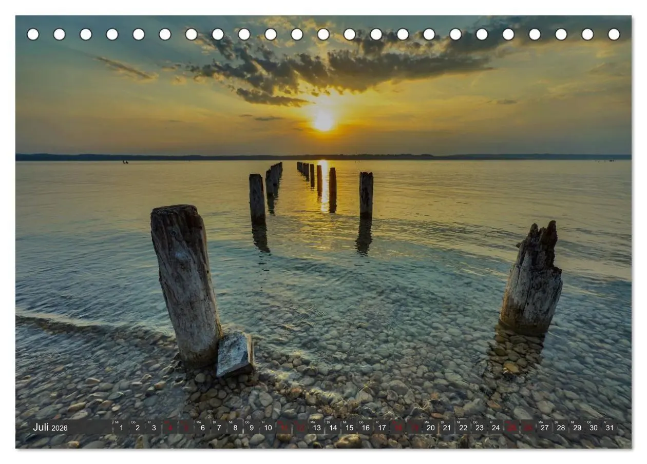 Bild: 9783516712377 | Augenblicke der Ruhe (Tischkalender 2026 DIN A5 quer), CALVENDO...