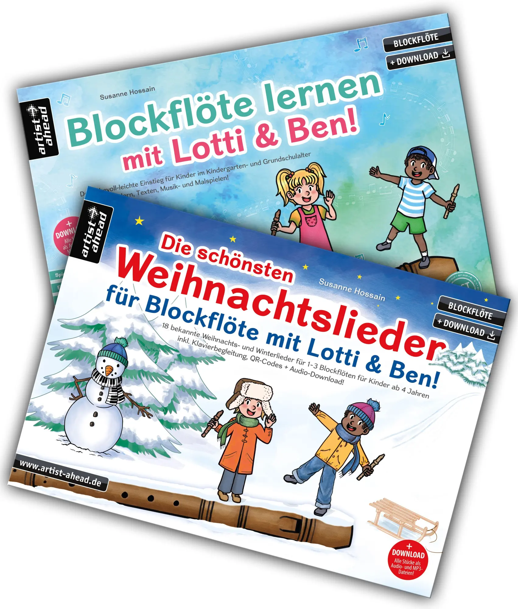 Cover: 9783866422377 | Blockflöte lernen mit Lotti &amp; Ben + Die schönsten Weihnachtslieder...