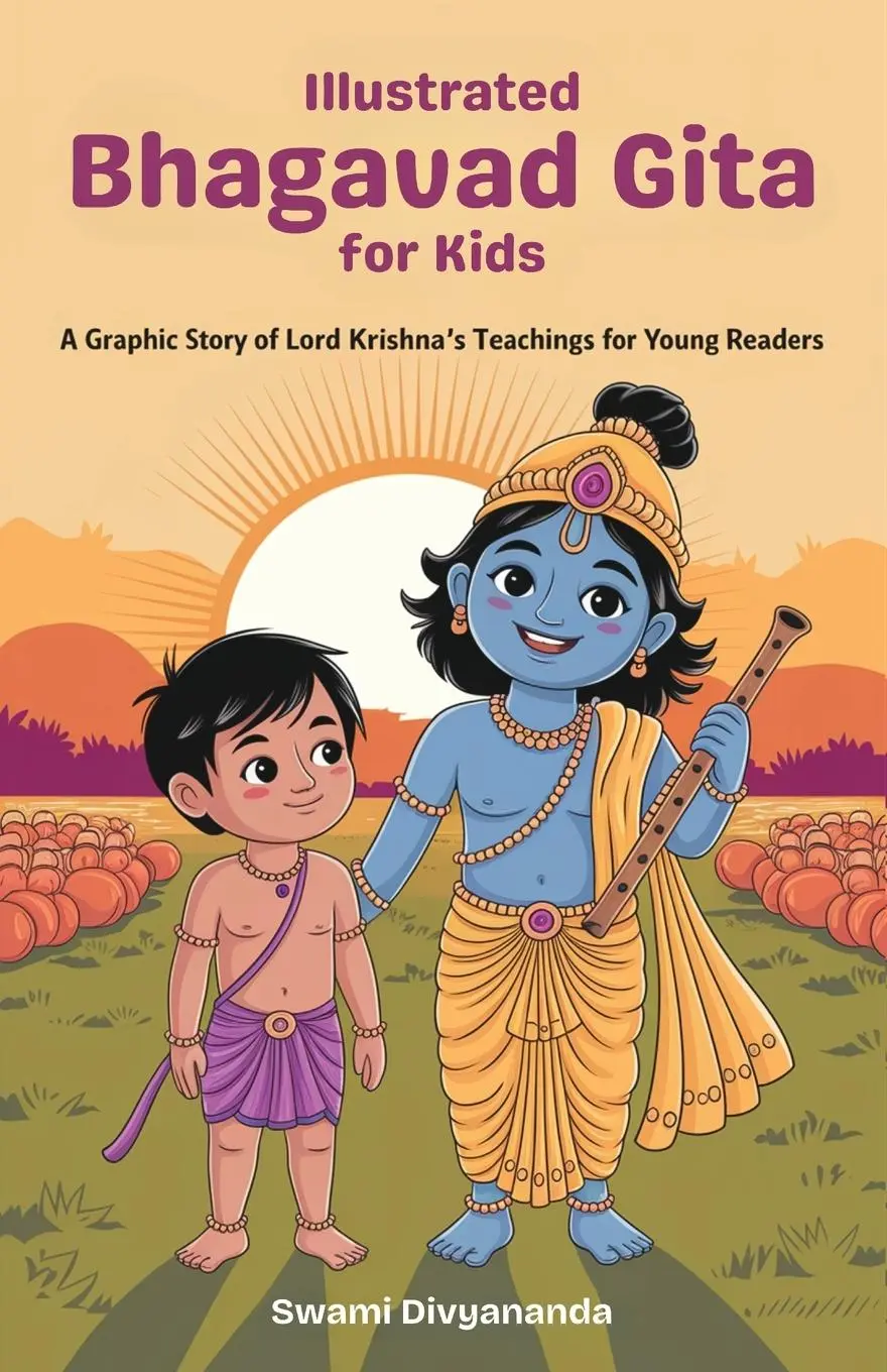 Cover: 9789363112377 | Illustrated Bhagavad Gita for Kids | Swami Divyananda | Taschenbuch