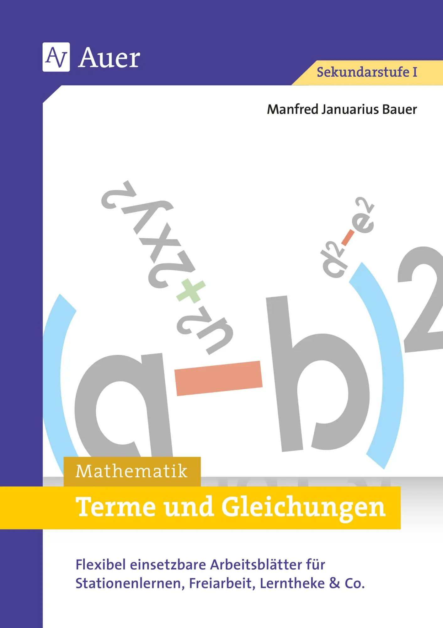 Cover: 9783403082477 | Terme und Gleichungen | Manfred Januarius Bauer | Broschüre | 96 S.
